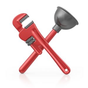 pipe wrench and plunger