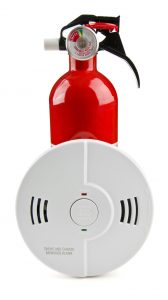 Fire Extinguisher and Alarm