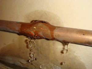 leaky pipes